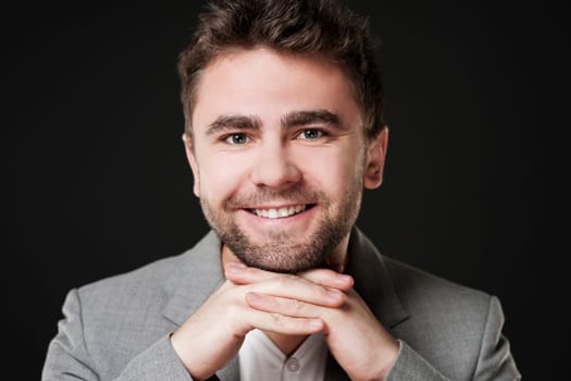 Portrait of happy man