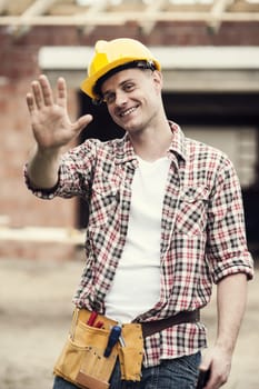 Portrait of construction worker