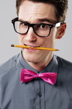 Handsome nerd
