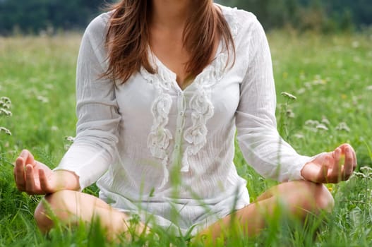 Lotus pose