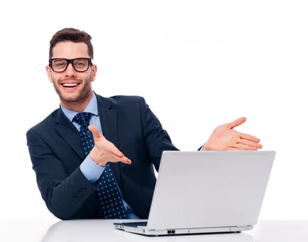 Look at the computer, it's awesome!