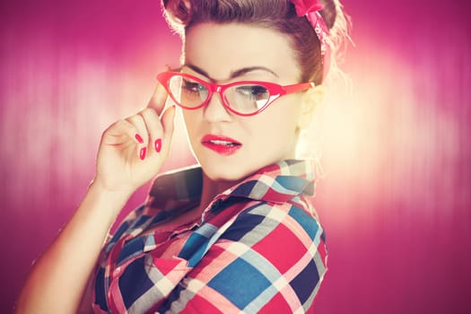Sexy pin up girl