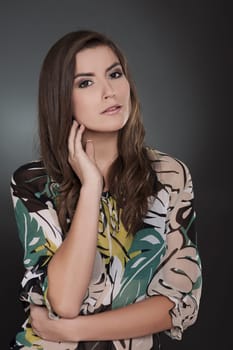 Portrait of beautiful woman