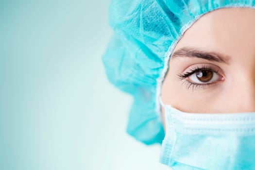 Close-up of young doctor
