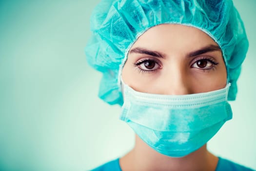 Portrait of young surgeon