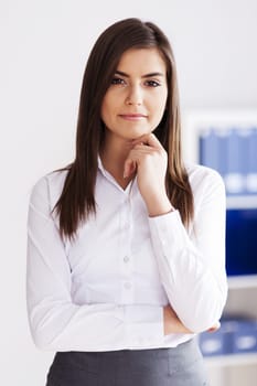 Portrait of beautiful businesswoman