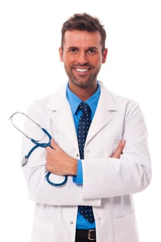 Portrait of attractive male doctor
