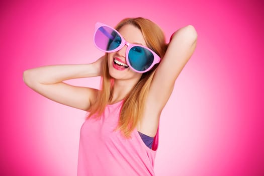 Cheerful sweet girl