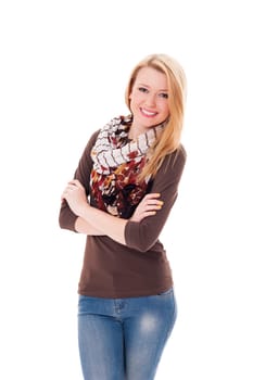 Portrait of attractive young woman