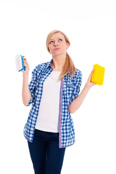 Brush or sponge? Which I have to choose?