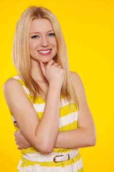 Portrait of beautiful young woman