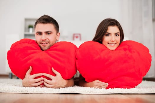 Couple with big hearts