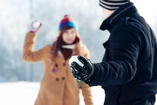 Snowball fight!