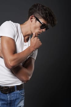 Portrait of fashion man
