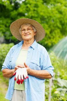 Senior farmer