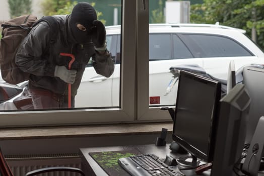 Breaking into an office