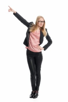 Self-confident businesswoman
