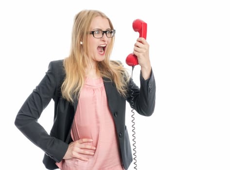 Businesswoman on the phone