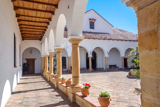 Courtyard of the House of Independence, where Bolivian independence happened