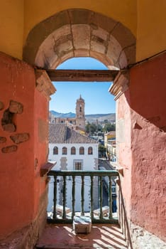 View of Potosi, Bolivia including the mint and the cathedral