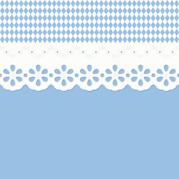vector of Oktoberfest background seamless with festoon
