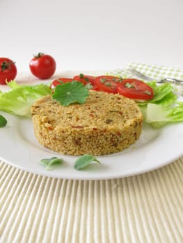 Couscous with salad