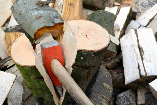 Brenholz hack with slit hammer