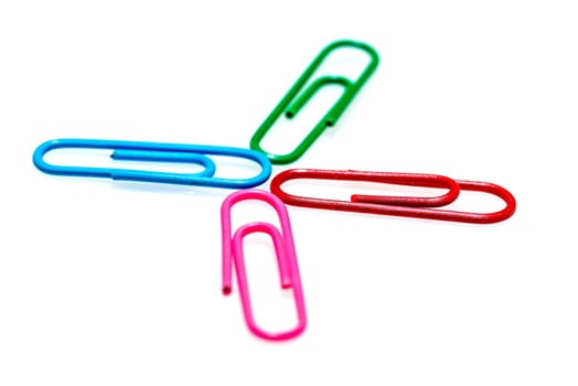 colorful paper clips