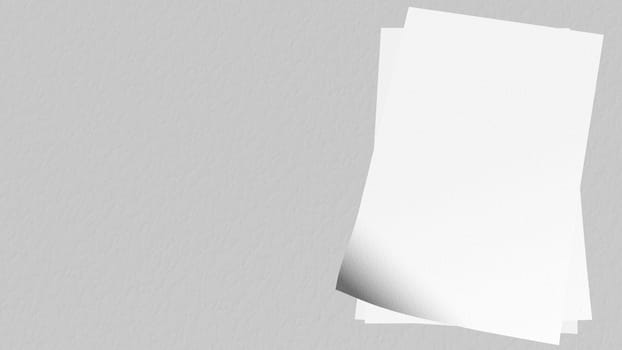Empty paper sheet for adv or others purpose use