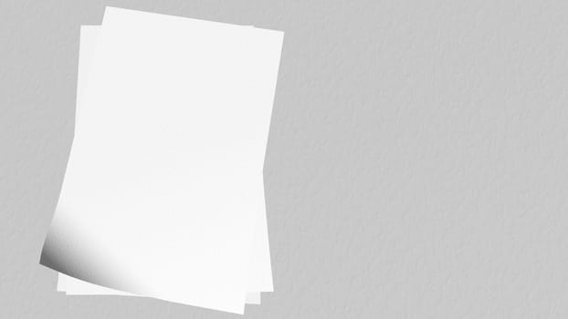 Empty paper sheet for adv or others purpose use