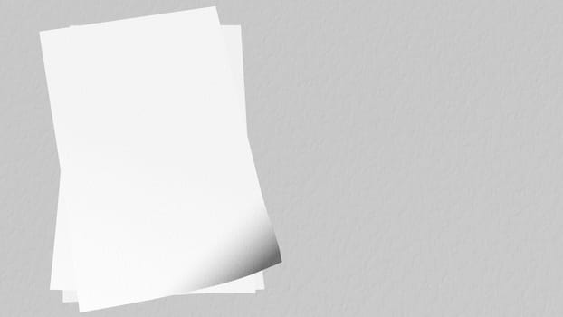 Empty paper sheet for adv or others purpose use
