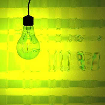 light blub with nice background color for adv or others purpose use