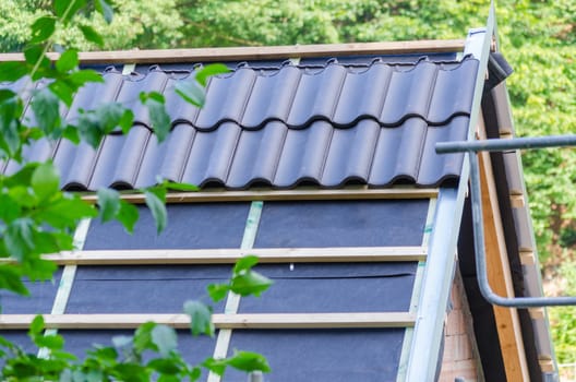 Roof is newly covered,roof structure,roof truss,insulation roof pans.