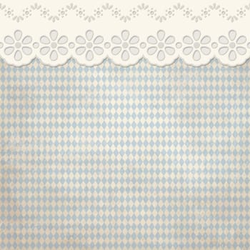vector of old vintage background with checkered Oktoberfest pattern
