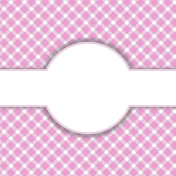 Pink and white pattern with free space for text