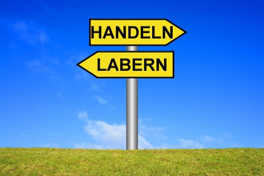 Signpost: Labern / Acting