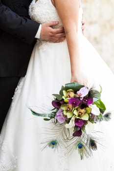 Bride and groom. Wedding theme