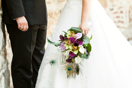 Bride and groom. Wedding theme