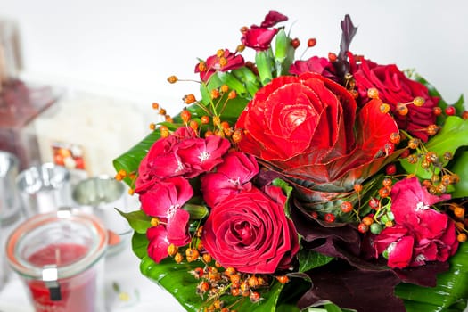An image of a nice bouquet red roses