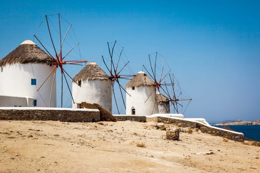 An image of a nice wind mill at Myconos Greece