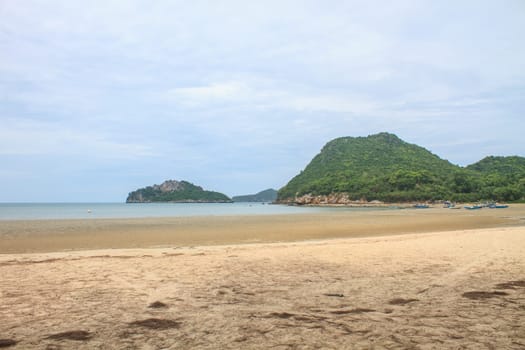 beautiful beach and tropical sea in summer