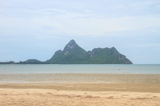 beautiful beach and tropical sea in summer