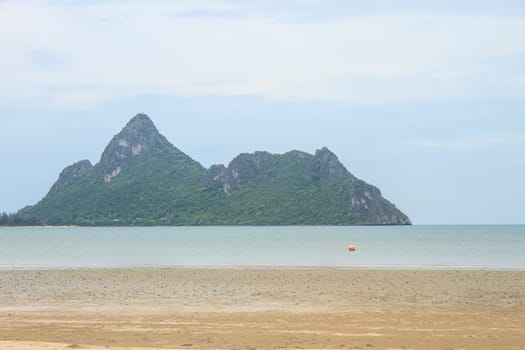 beautiful beach and tropical sea in summer