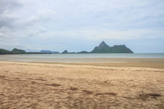 beautiful beach and tropical sea in summer