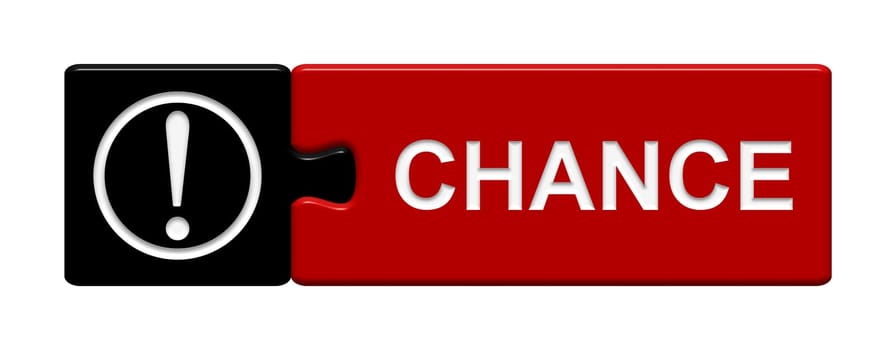 Puzzle button black red: Chance