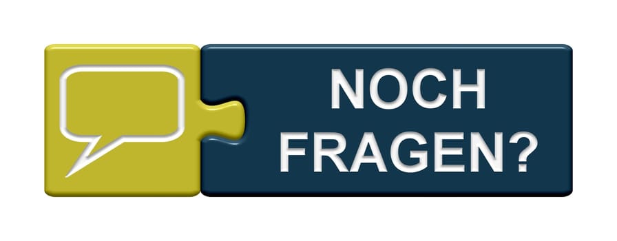 Puzzle button yellow blue: Still questions?