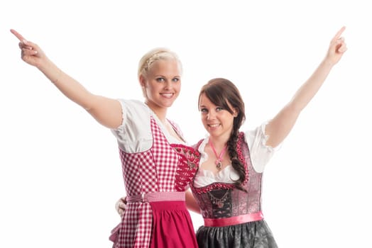 2 girls at Oktoberfest