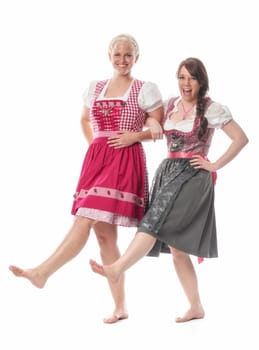 2 girls at Oktoberfest