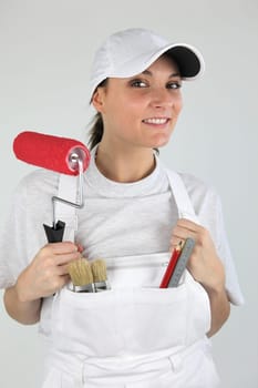 Woman painter