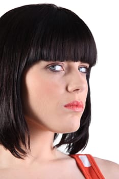 A look of contempt